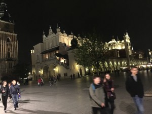 Krakow by night